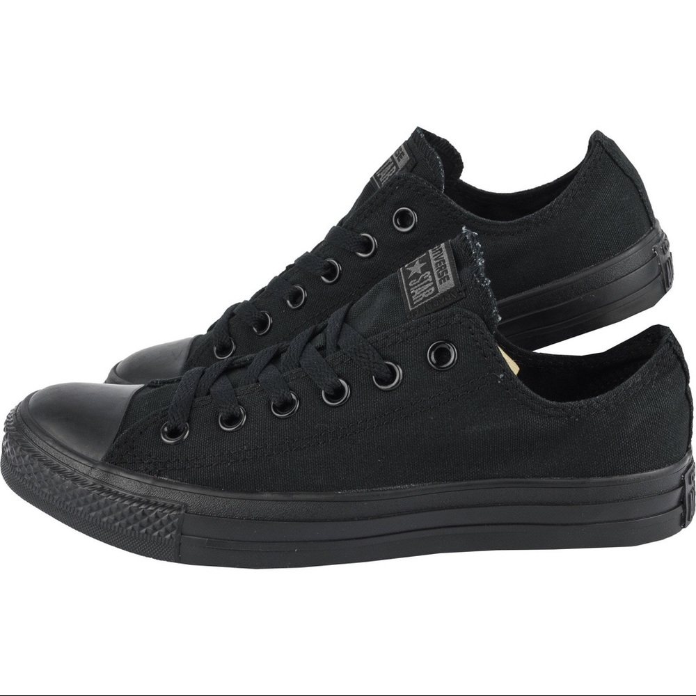 All Black Converse